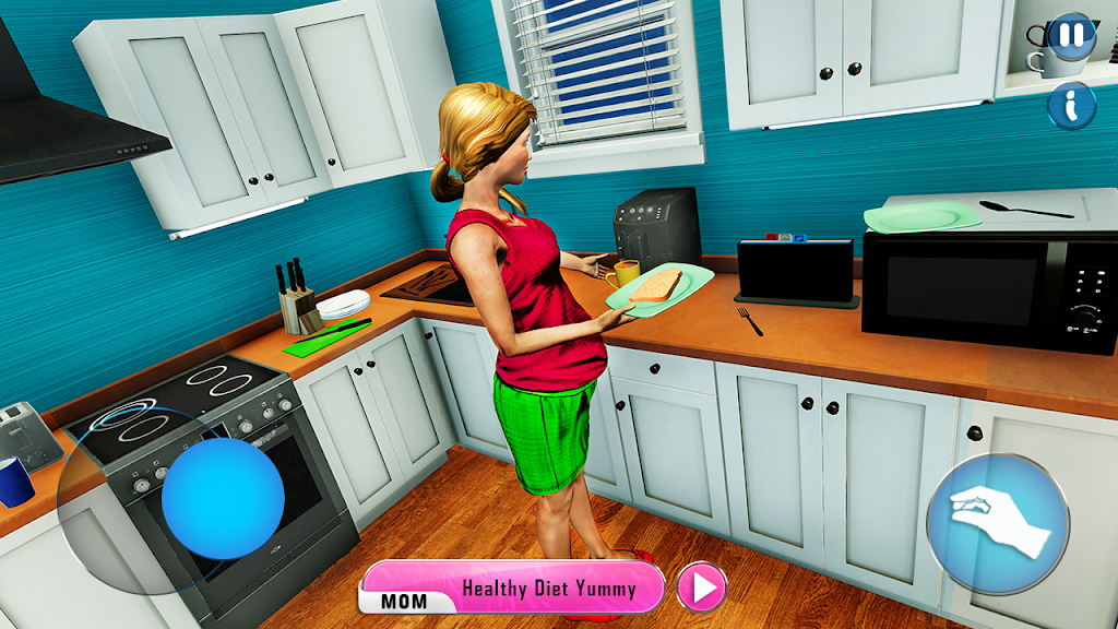 Pregnant Mom Baby Care Sim Captura de tela 1