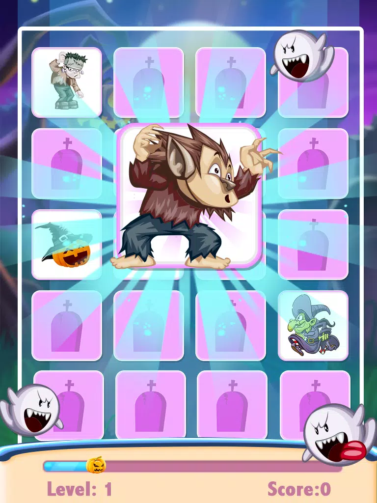 Halloween Memory Game Captura de tela 2