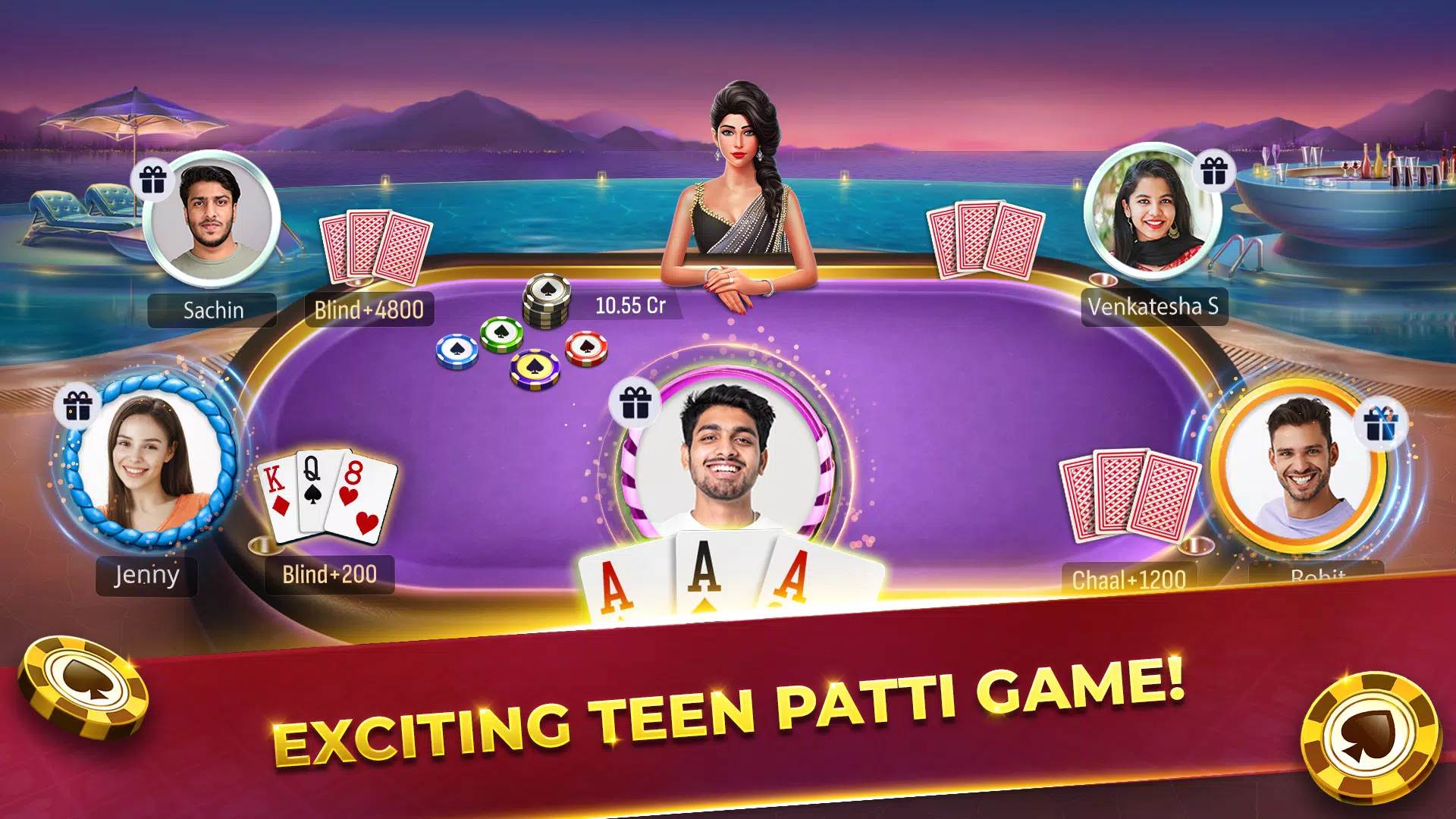 Teen Patti King® -3 Patti Card Captura de pantalla 2