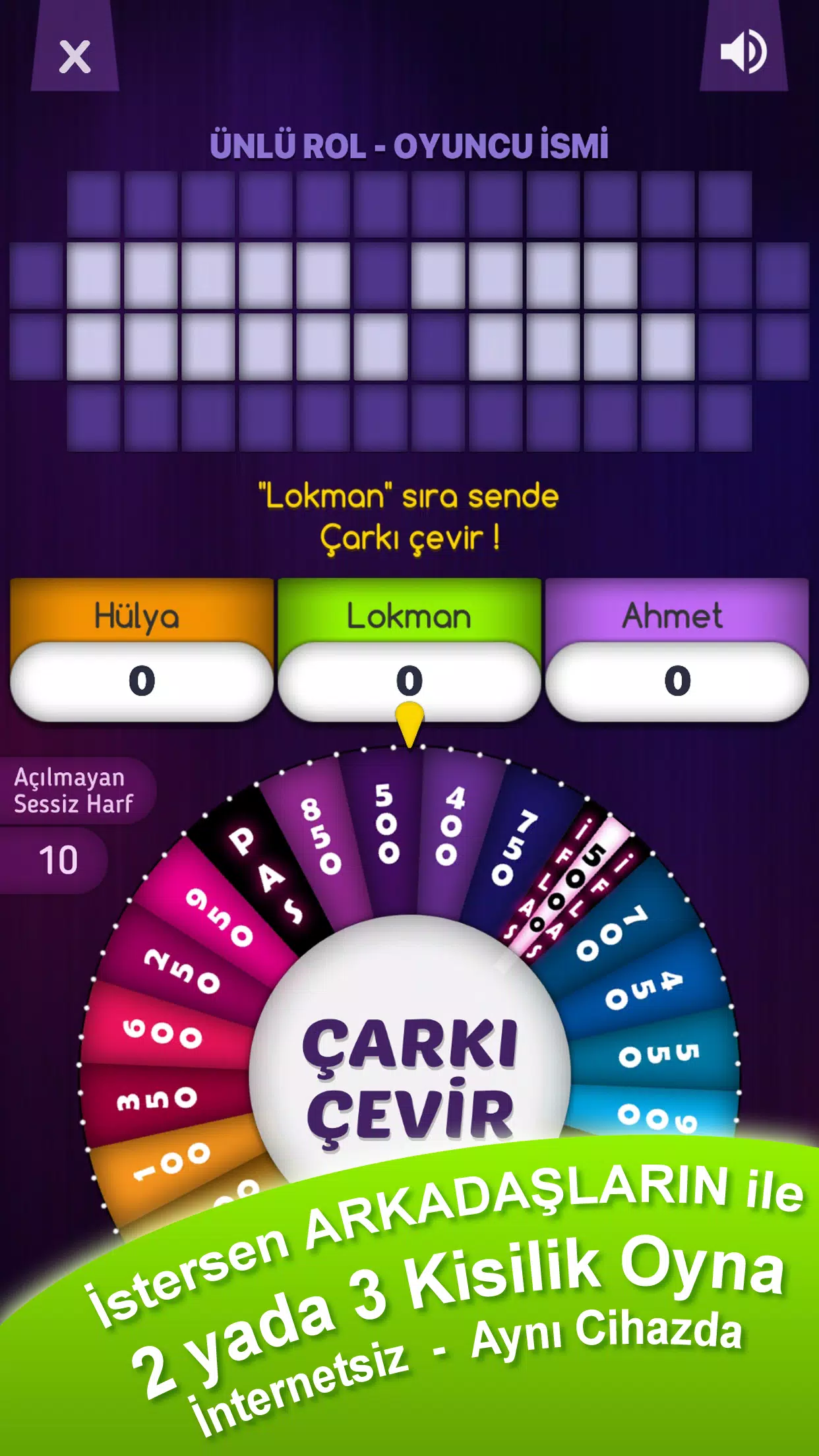 Çarkıfelek Mobil - Zarf Seç Tangkapan skrin 1
