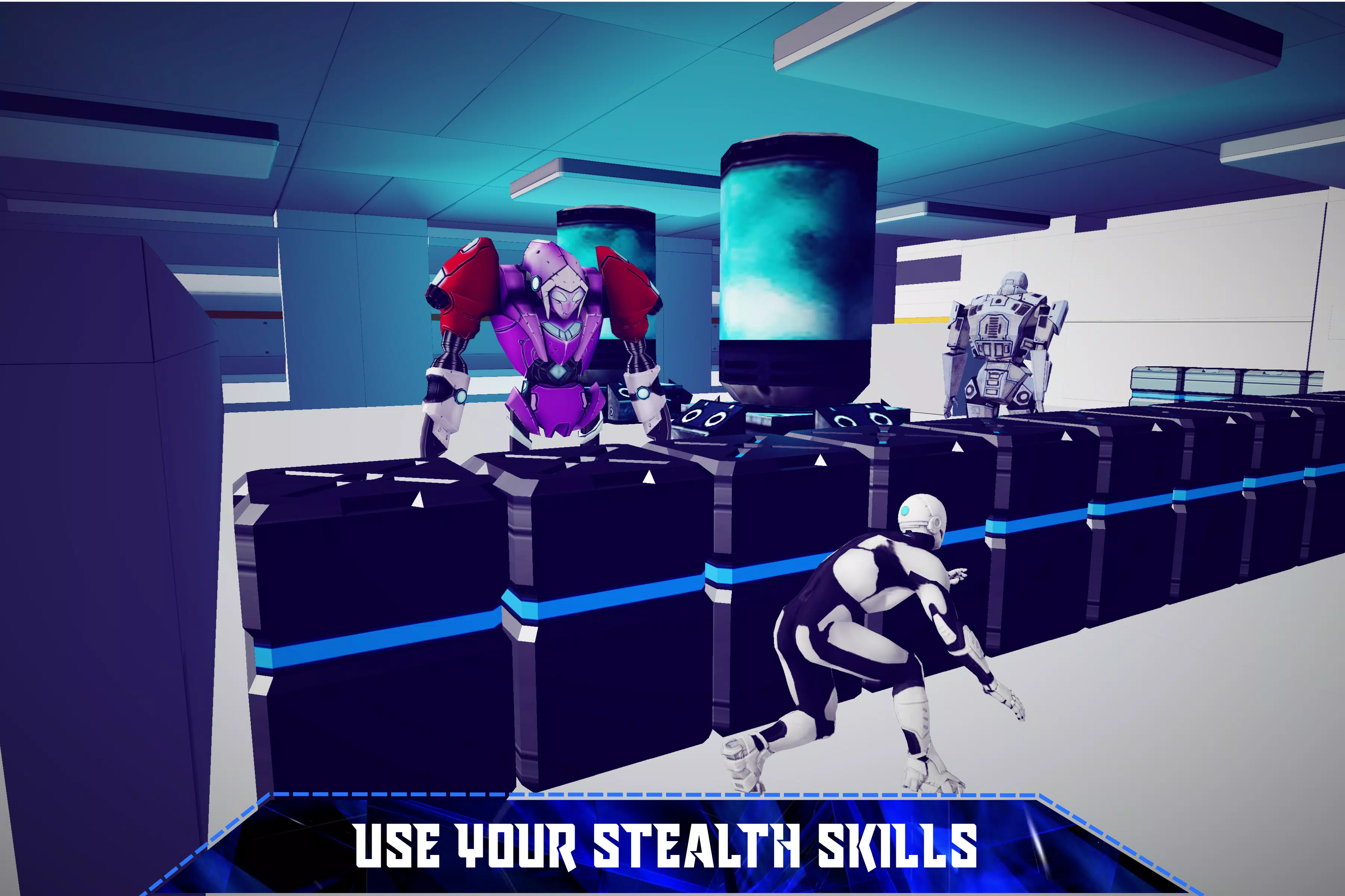 Escape Robot Facility: 3D Cosmic Galaxy ภาพหน้าจอ 1