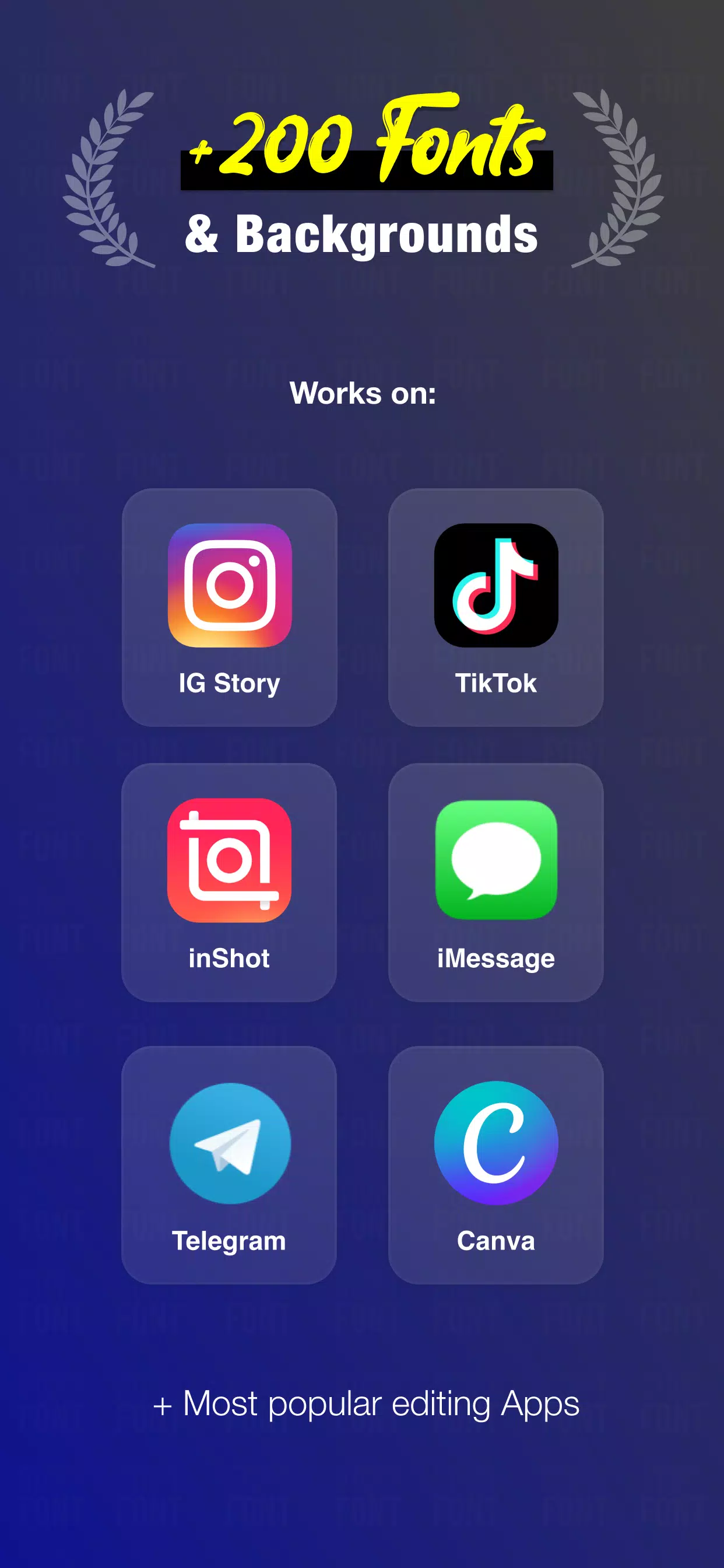 StoryFont for Instagram Story Tangkapan skrin 1