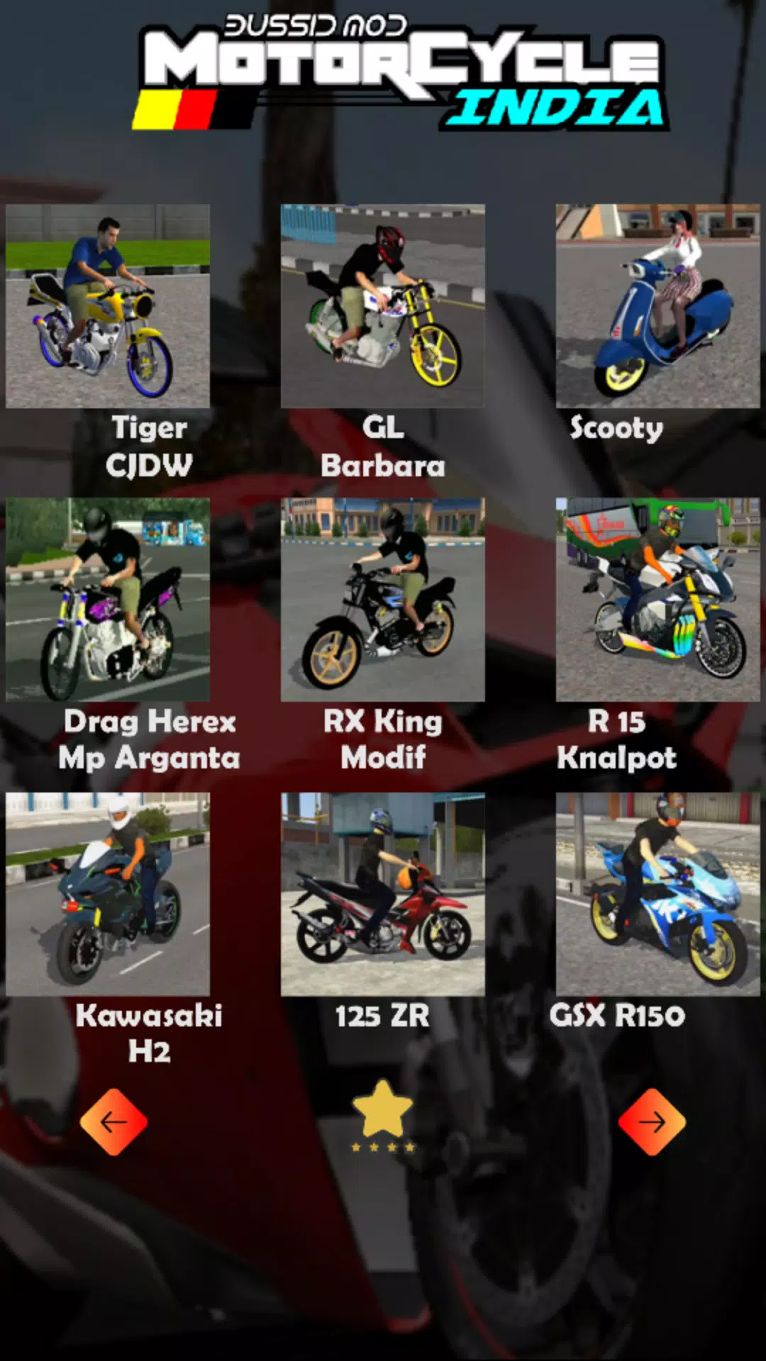 Bussid Mod Motorcycle India Ảnh chụp màn hình 3