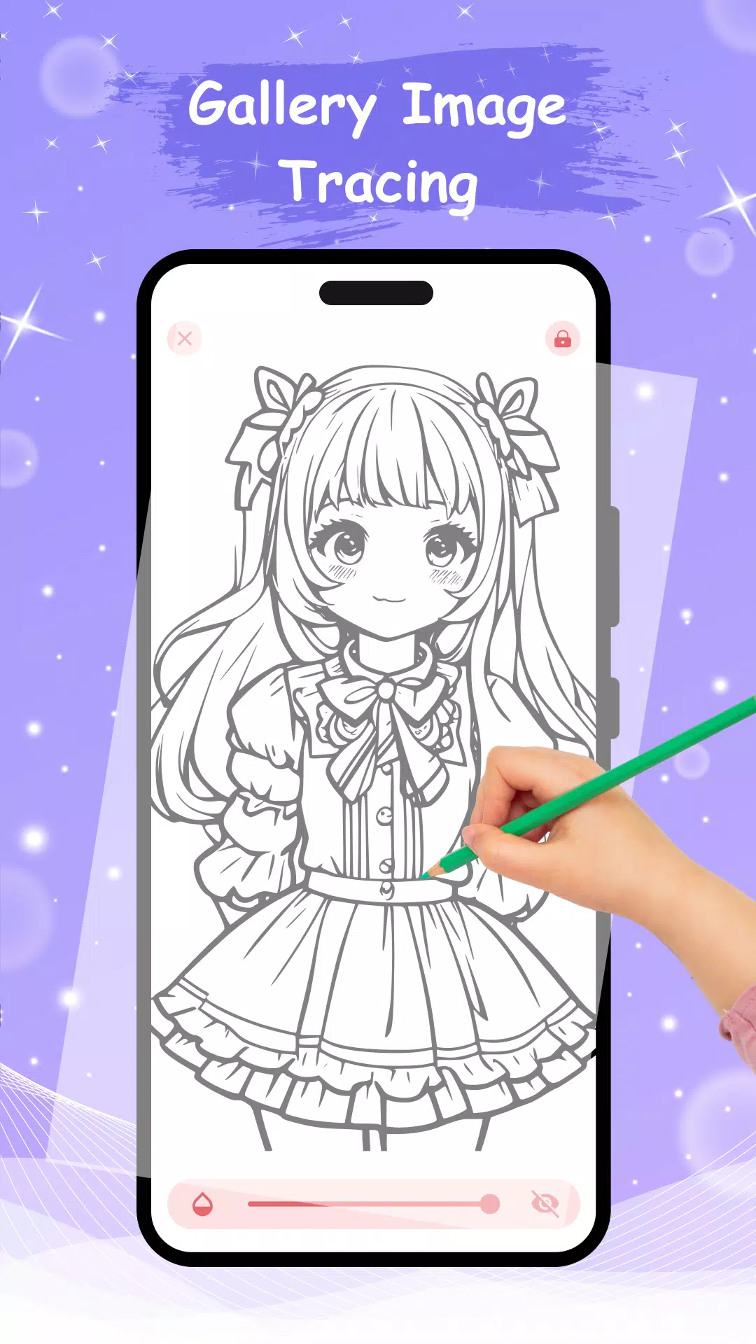 Trace and Sketch Anime Photo Скриншот 3