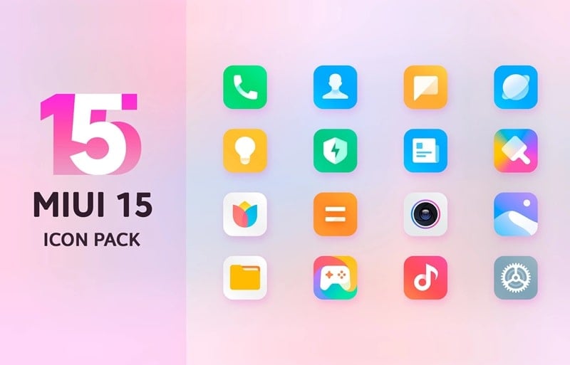 Mi15 Icon Pack Capture d'écran 0