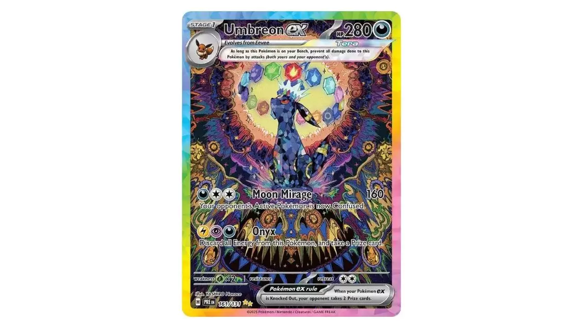 Umbreon Ex Prismatic演变最昂贵的卡