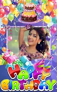 Birthday Photo Frames & Editor ภาพหน้าจอ 1