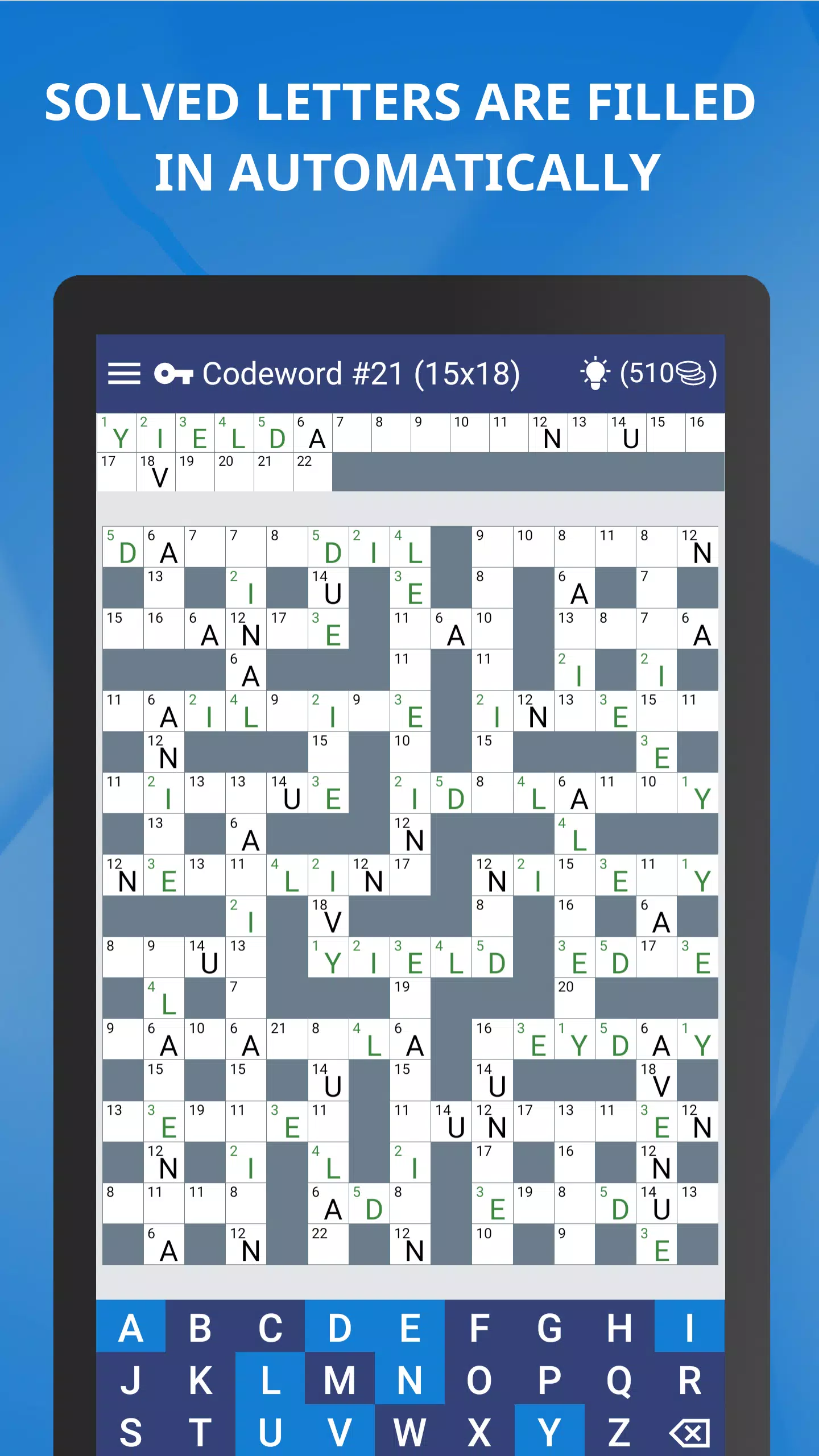 Keywords — Codeword Puzzle Captura de tela 3