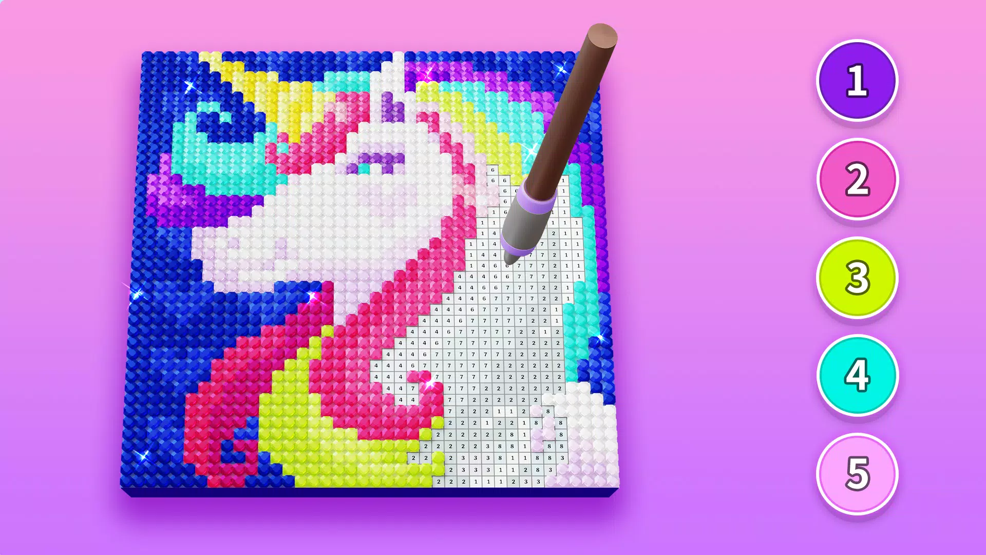 Diamond Painting by Number Captura de tela 3