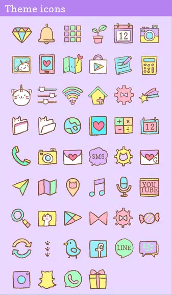 Caticorn Theme +HOME Screenshot 2