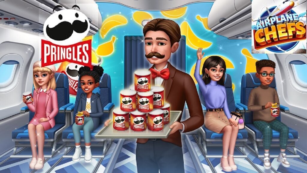 Chef kapal terbang membawa makanan ringan, Pringles, di atas kapal!