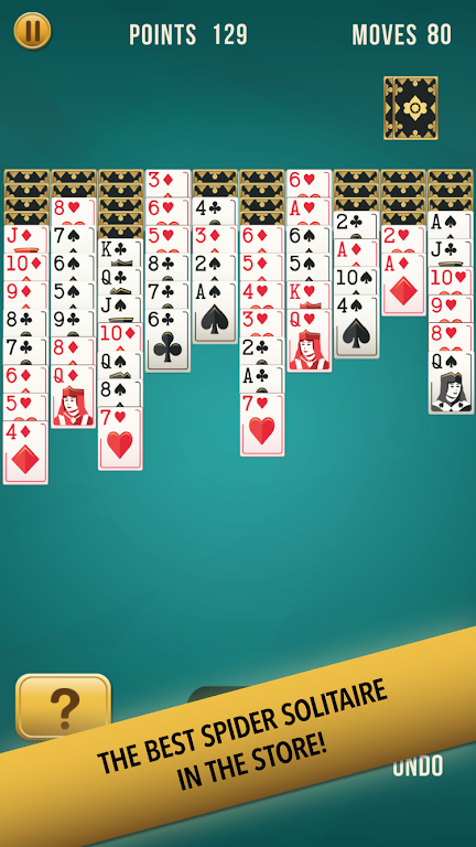 Spider Solitaire by Storm8 Ảnh chụp màn hình 0