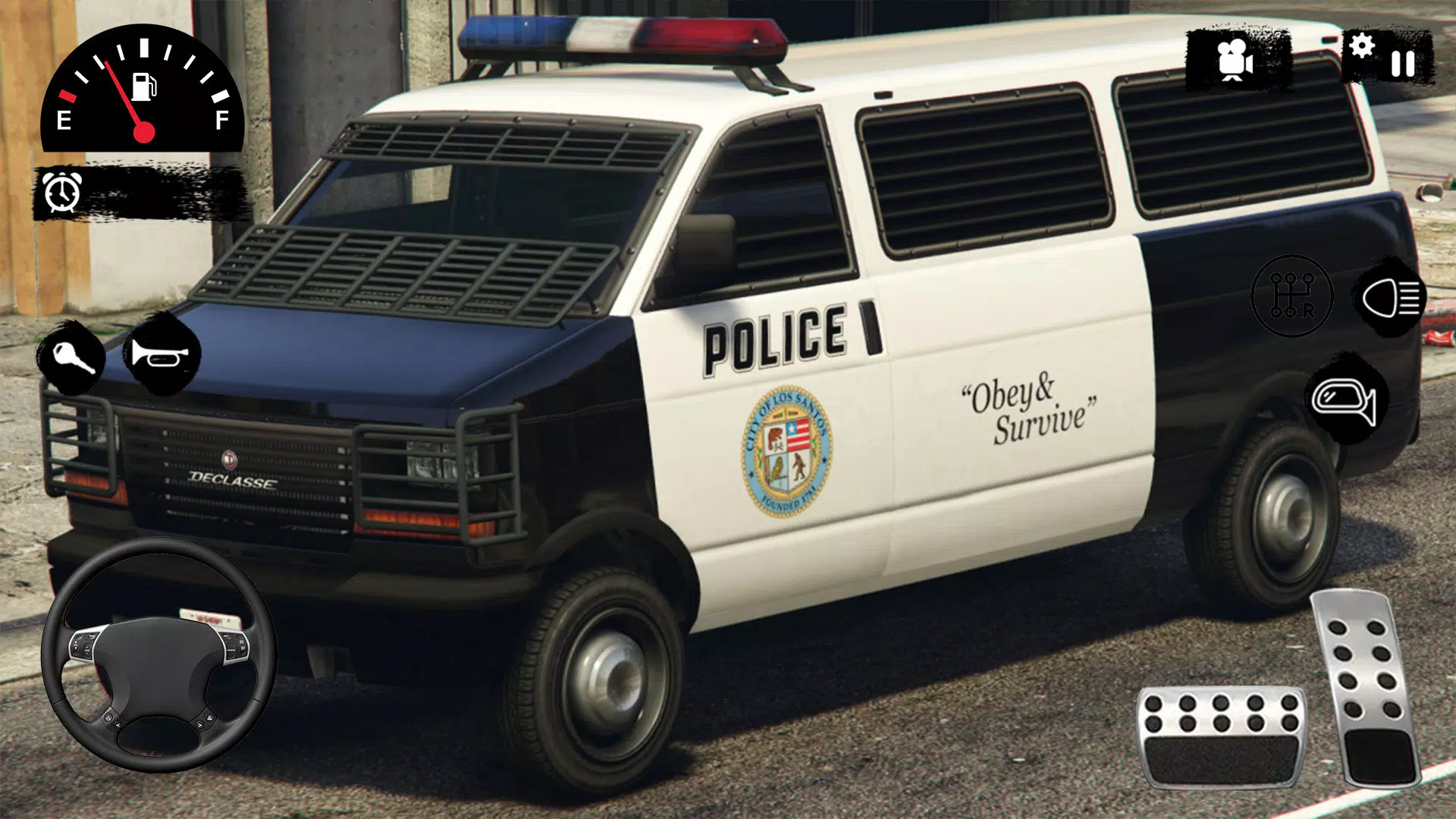 Offroad Police Truck Drive 3D Captura de pantalla 3