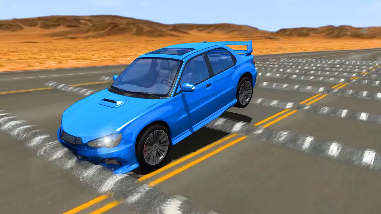 Beam Drive Road Crash 3D Games Tangkapan skrin 1