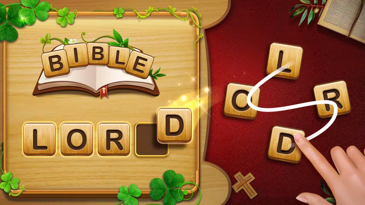 Bible Word Connect Puzzle Game Tangkapan skrin 1