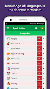 Speak Italian : Learn Italian स्क्रीनशॉट 0
