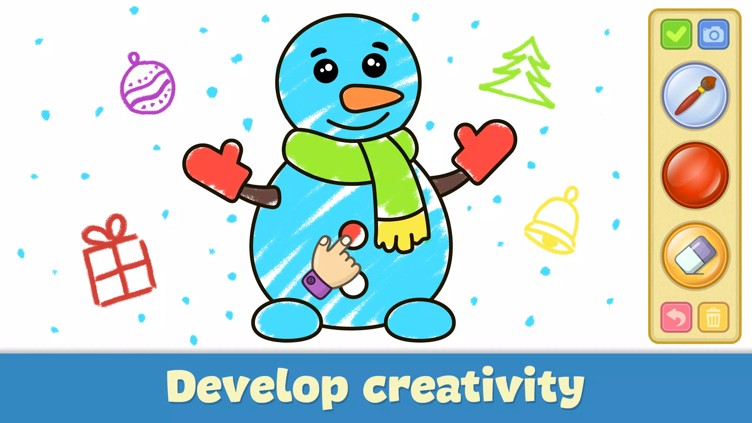 Kids Coloring & Drawing Games Tangkapan skrin 2