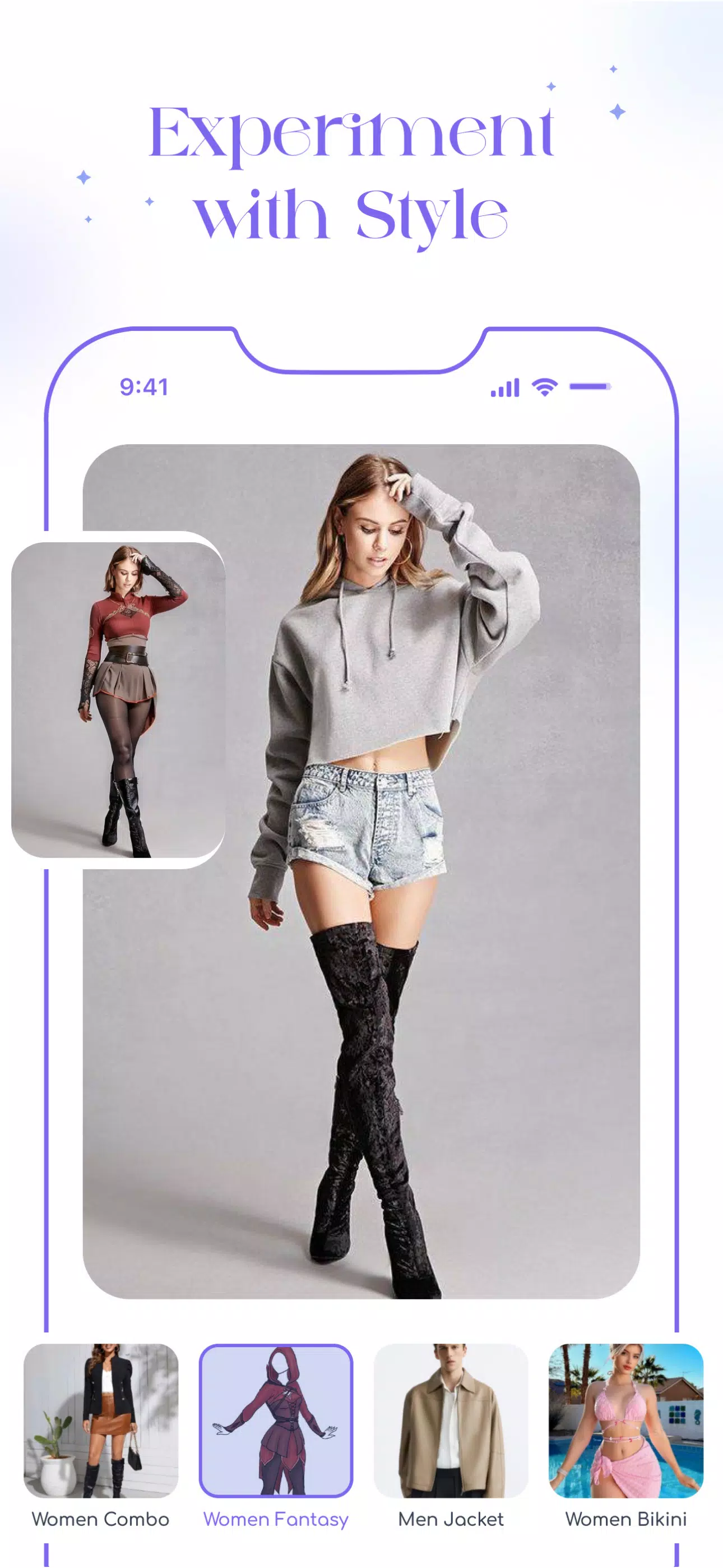 Schermata Try Outfits AI: Change Clothes 2