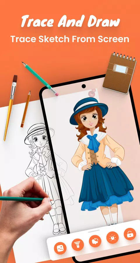 Schermata Draw sketch : Sketch and Paint 2