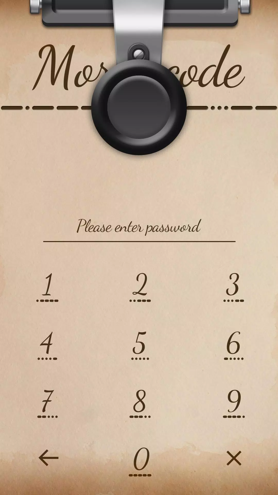DoScreen Theme MorseCode ဖန်သားပြင်ဓာတ်ပုံ 0