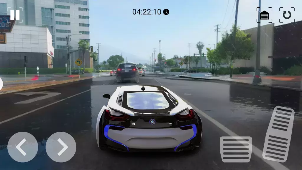 Driver BMW I8 Night City Racer स्क्रीनशॉट 0