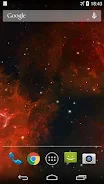 Galaxy Nebula Live Wallpaper Captura de tela 2