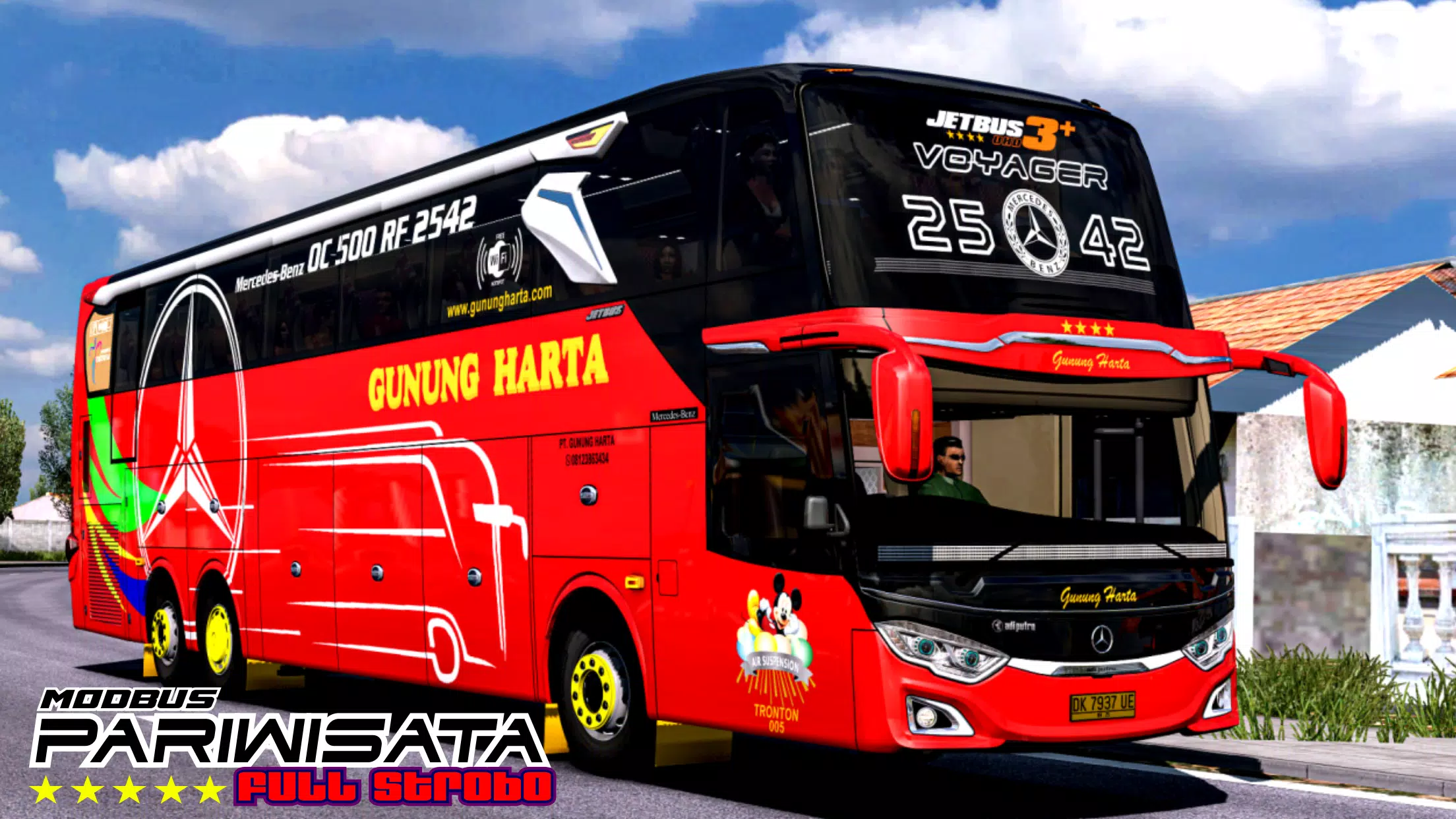 Mod Bus Pariwisata Full Strobo Captura de tela 0