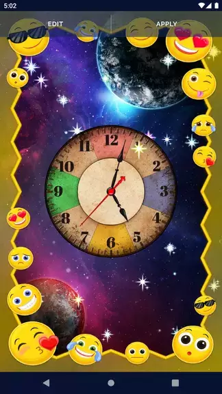 Galaxy Universe Live Wallpaper Tangkapan skrin 1