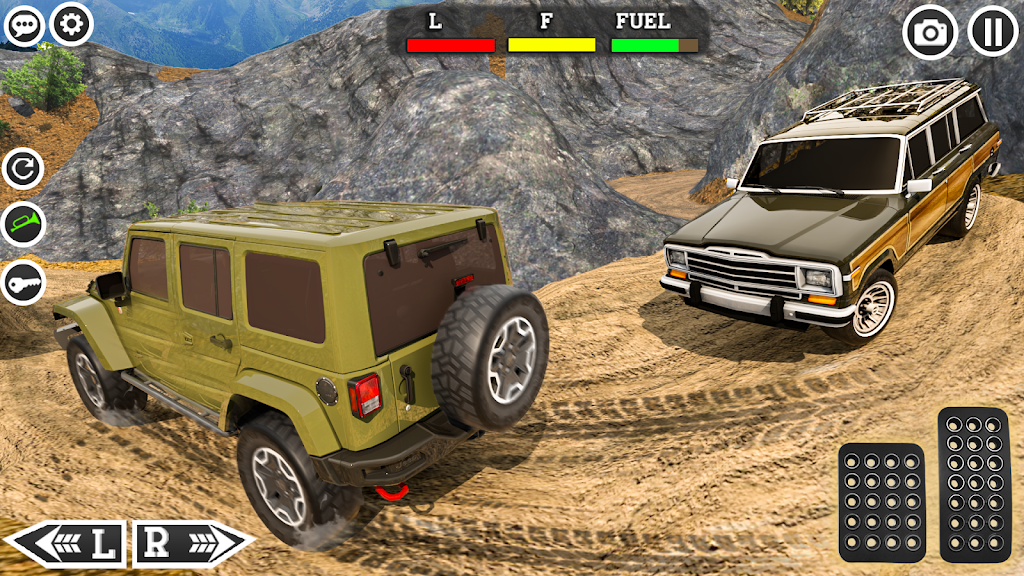 4x4 Mountain Climb Car Games Tangkapan skrin 2