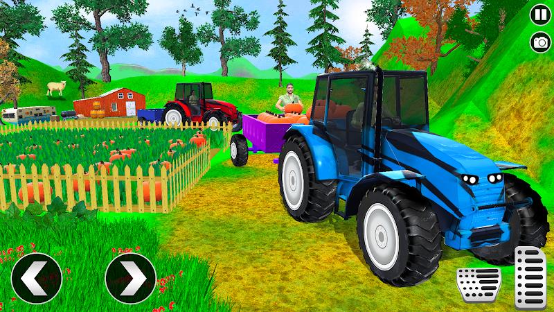 Farmer Tractor Farming Game 3D स्क्रीनशॉट 0