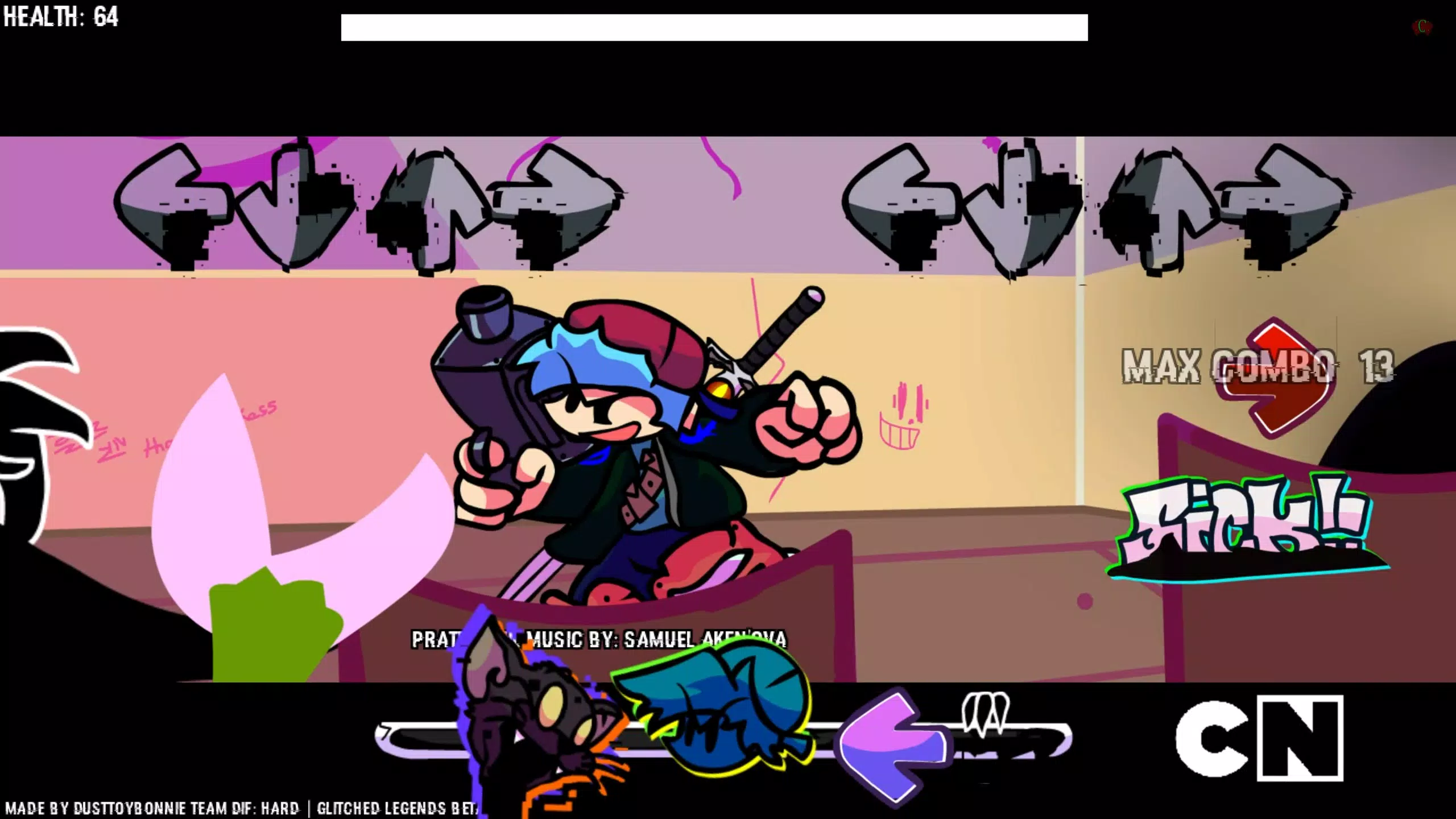 FNF Glitched legends Mod Capture d'écran 1
