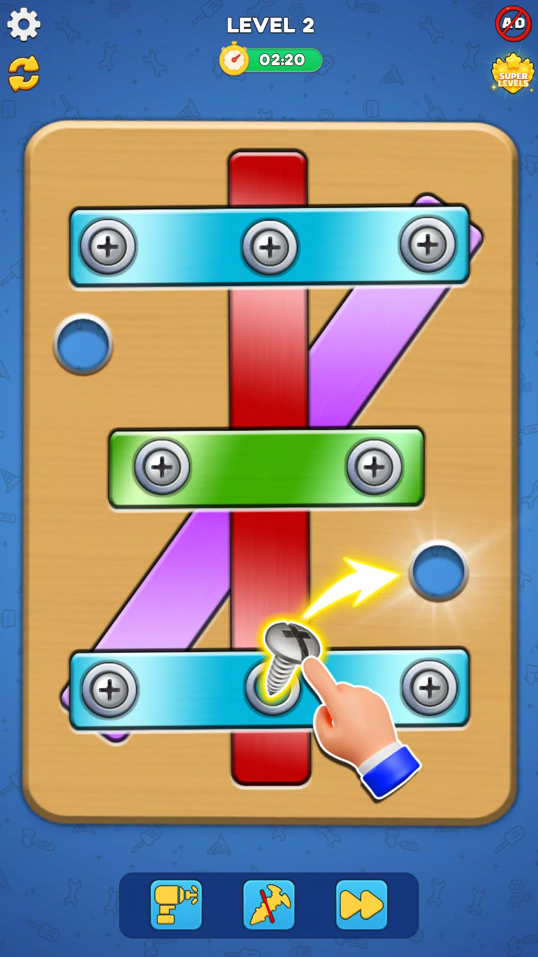 Screw Nuts and Bolts Puzzle स्क्रीनशॉट 2
