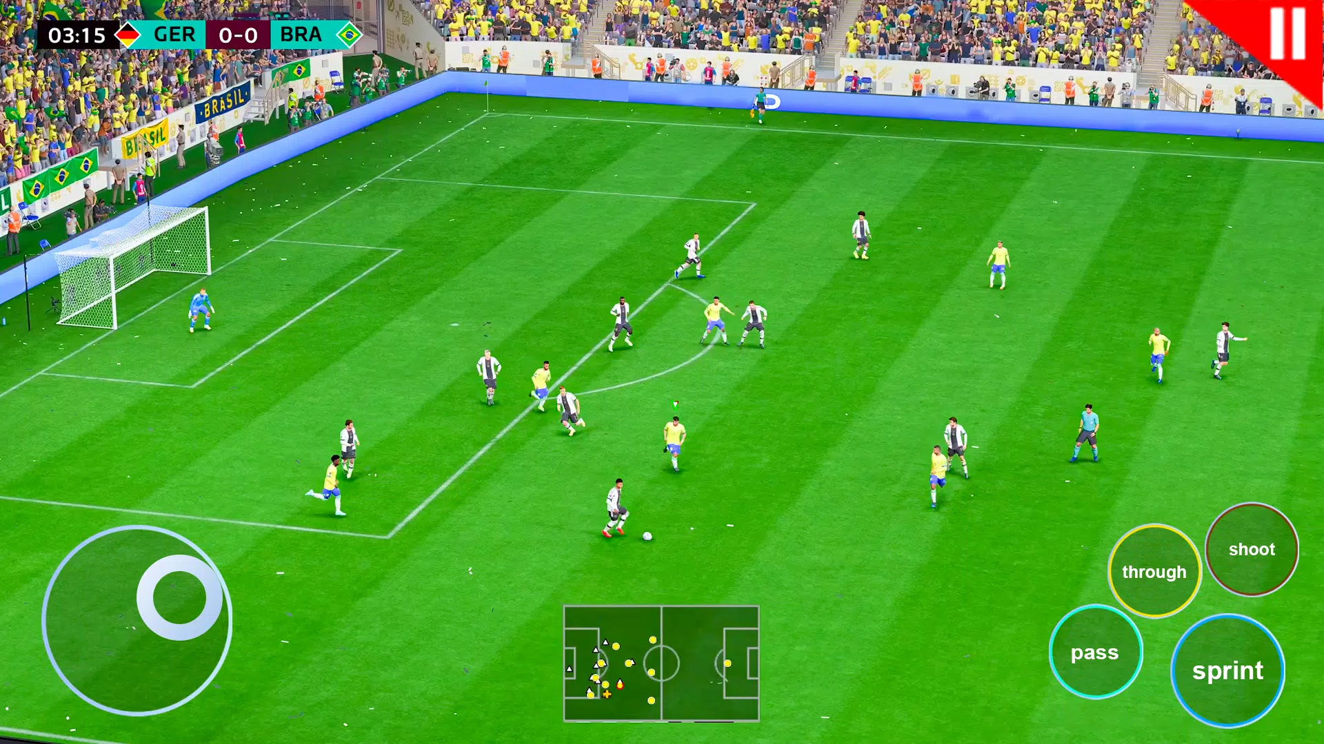 Schermata Football Games League Offline 1