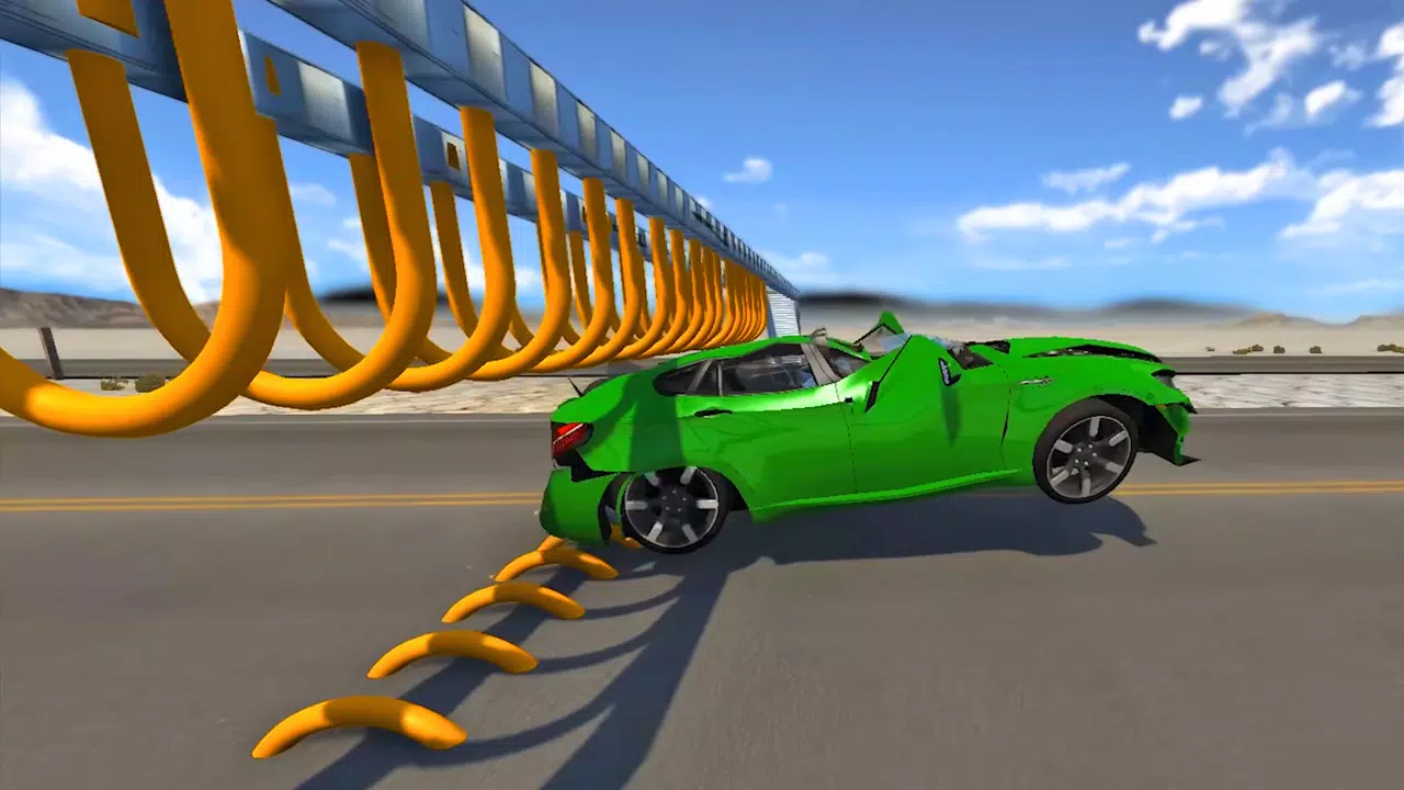 Beam Drive Road Crash 3D Games Tangkapan skrin 3
