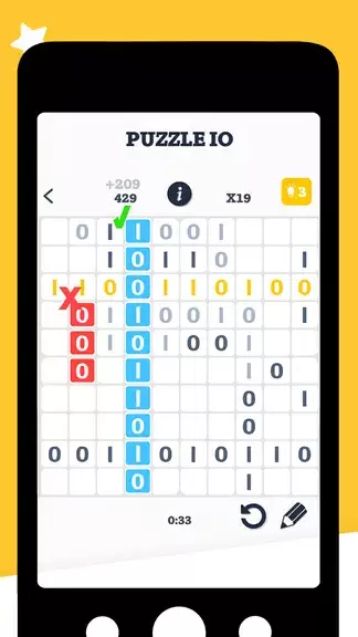 Puzzle IO Binairo Sudoku Screenshot 1