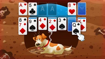 Solitaire - My Farm Friends 스크린샷 2