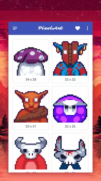 How to draw pixel monsters Captura de pantalla 3