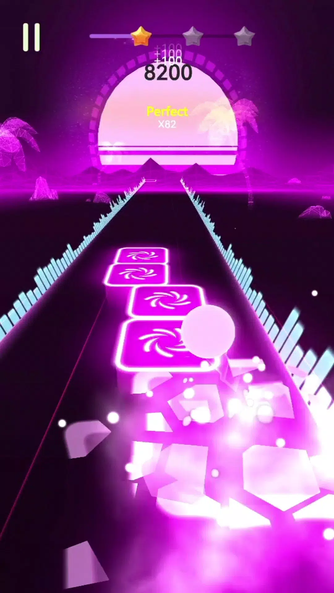Music Ballz Hop Capture d'écran 2