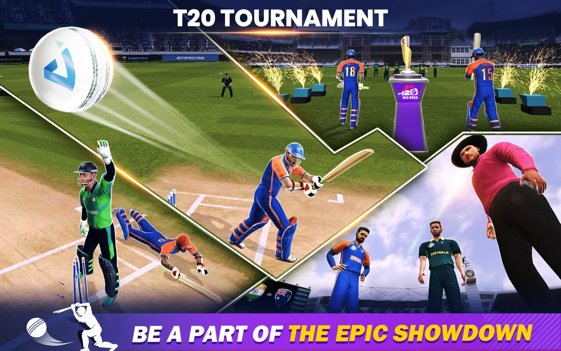 Cricket Game : Sachin Saga Pro Schermafbeelding 0