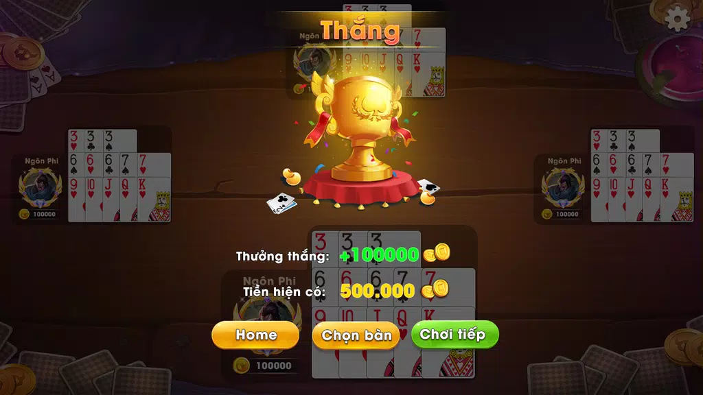 Mậu Binh - Xap Xam - VN Poker Schermafbeelding 2