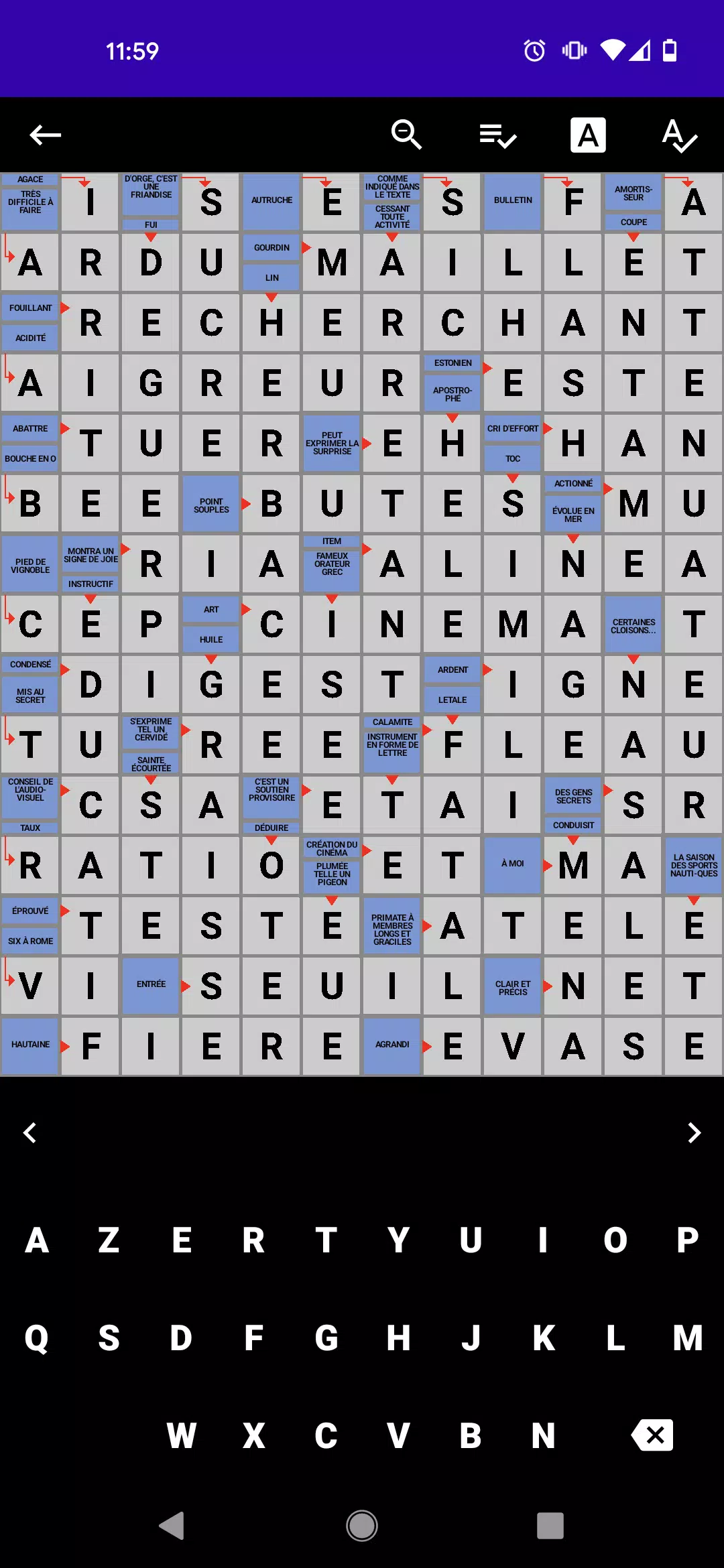 Mots Fléchés Français应用截图第1张