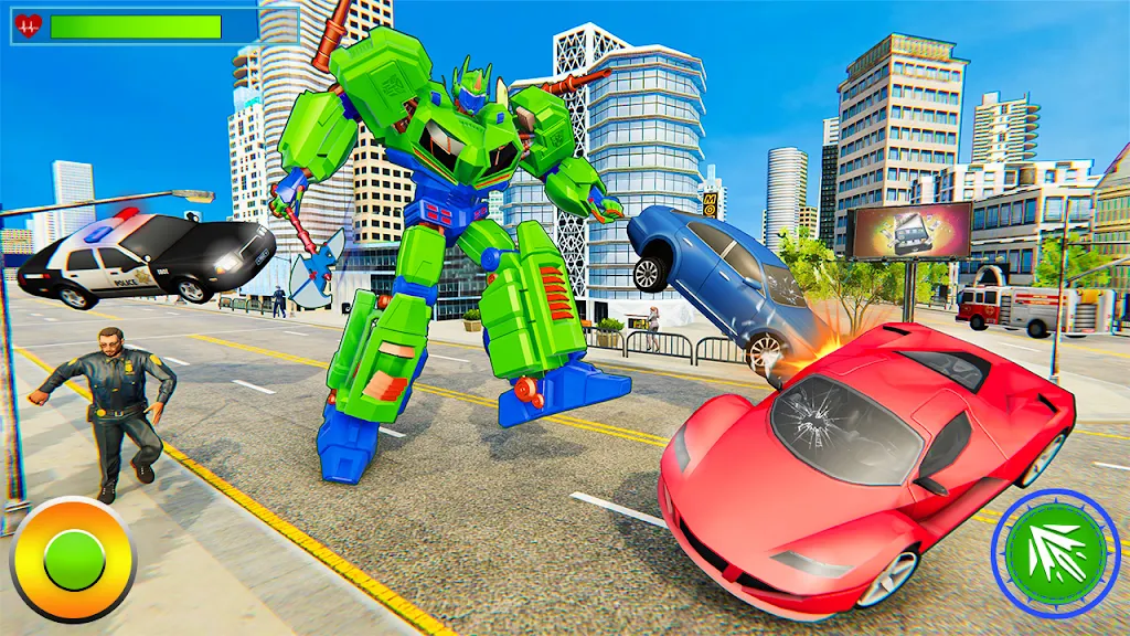 Robot Hero City Battle Schermafbeelding 0