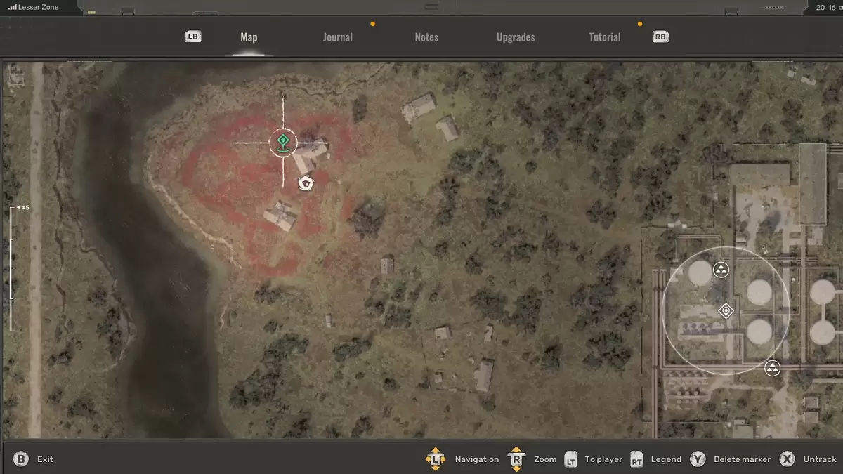 Strana posizione del fiore in Stalker 2.