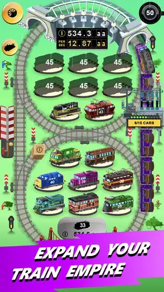 Train Merger Idle Train Tycoon স্ক্রিনশট 2