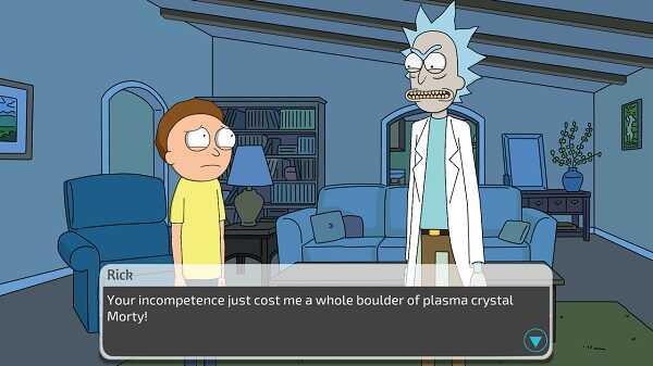 Rick and Morty A Way Back Home ဖန်သားပြင်ဓာတ်ပုံ 3