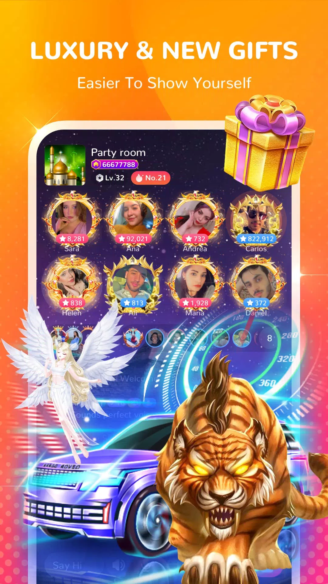 Honey Jar - Voice Chat & Party Captura de pantalla 1