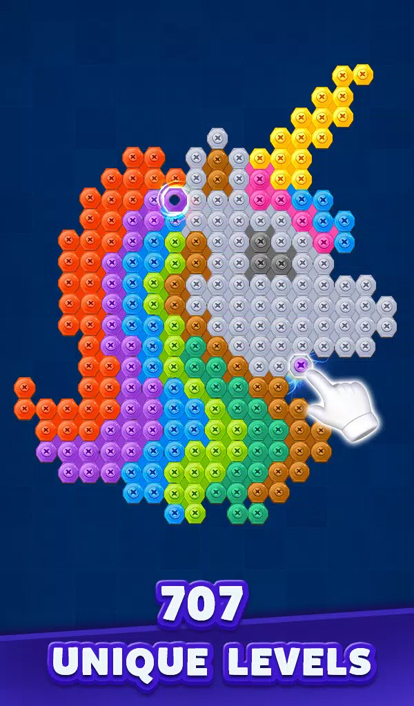 Nuts & Bolts 3D: Screw Puzzle ภาพหน้าจอ 1
