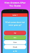 Riddle Quiz With Answers Ekran Görüntüsü 1