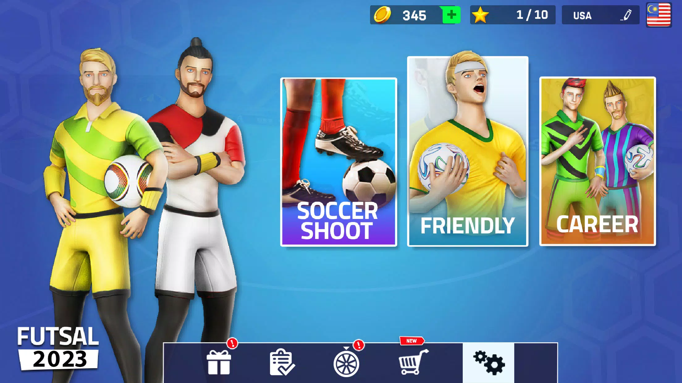 Indoor Futsal: Football Games स्क्रीनशॉट 3