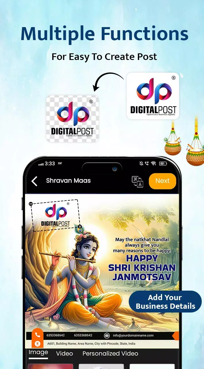 DigitalPost - Poster Maker App Zrzut ekranu 1